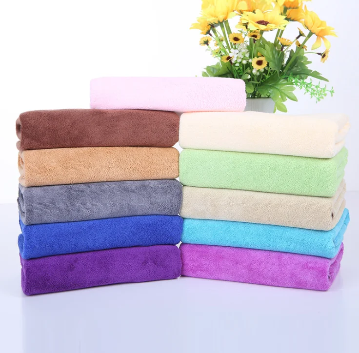 Wholesale beauty salon special baotou towel thickened soft absorbent towel hotel bath custom LOGO