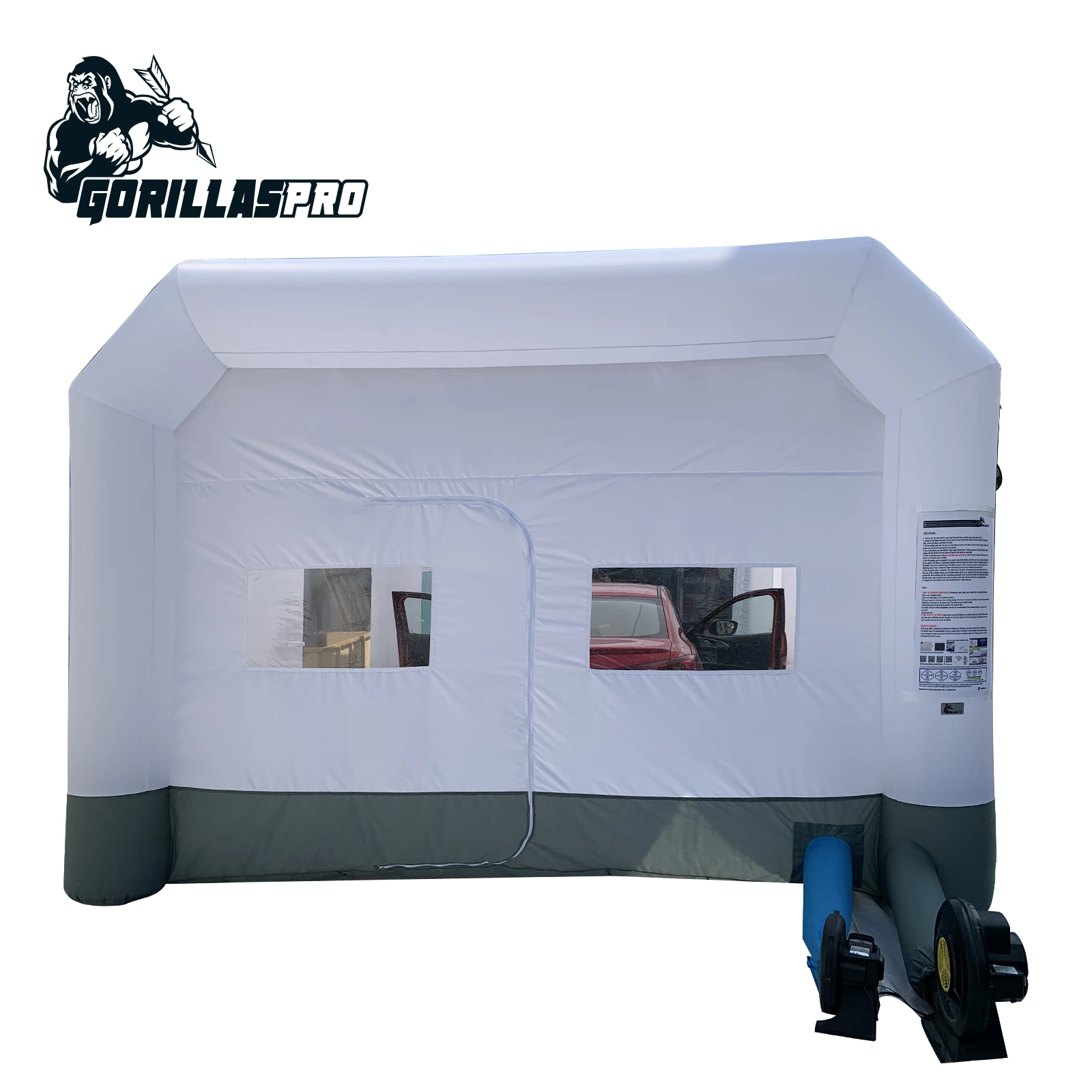GORILLASPRO Custom Mobile Inflatable Automotive Spray Paint Booth Car Paint