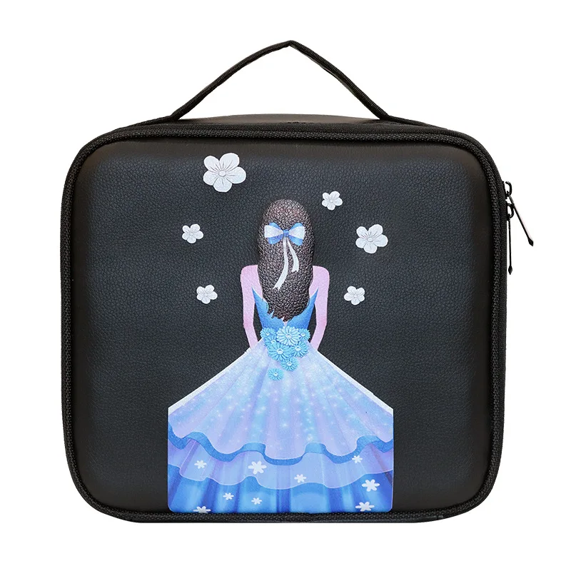 Large Makeup Travel Bag Organizer Makeup Case Portable Professional Cosmetic Brush Makeup Supplies Storage Box