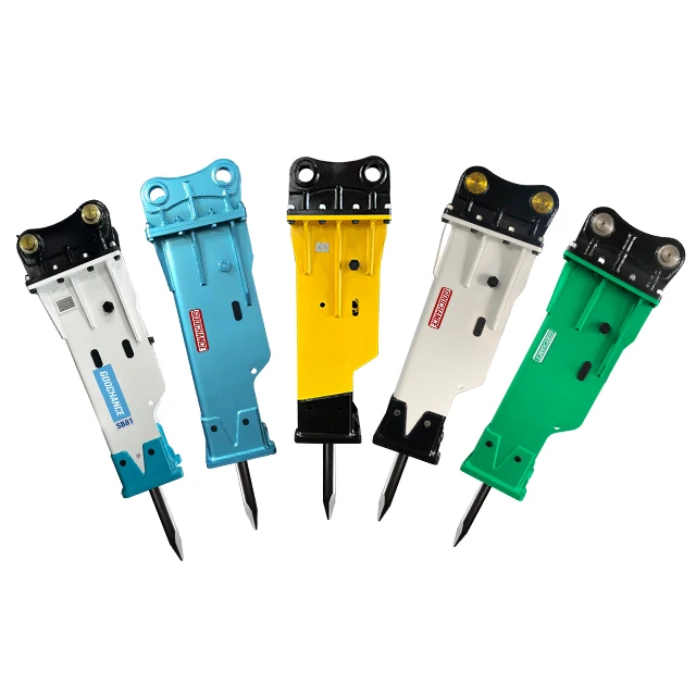 Multi Function Direct Factory SB81 EDT2200 Chisel 140mm Excavator Hydraulic Rock Hammer Breaker