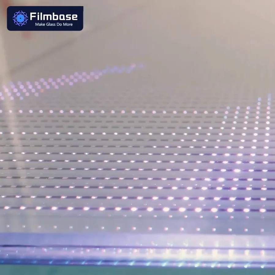 Indoor Full Color Transparent Led Display Screen Smd Curved Led Video Wall Glass Led Screen For Showcase