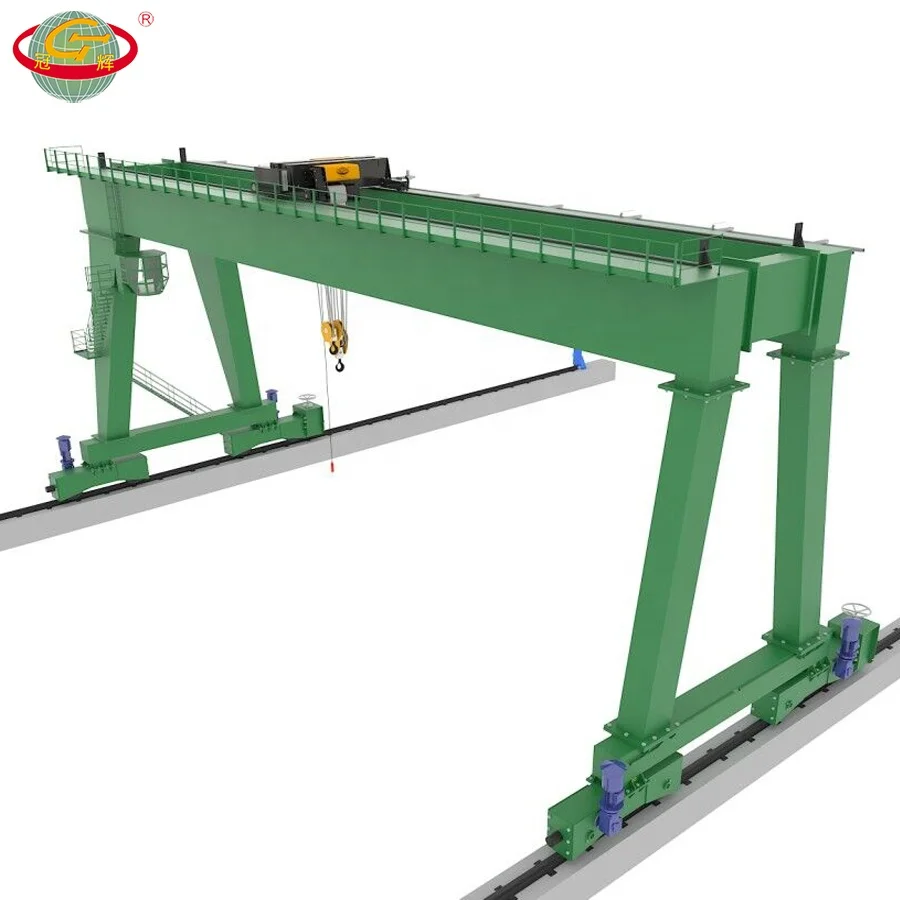 
electric winch trolley double bridge gantry crane 