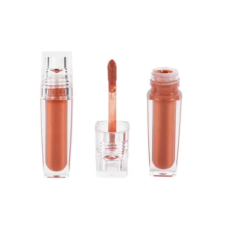 Manufacturer Direct Sale New Design 10 Colors Shape Matte Liquid Lip Gloss Non Stick Long Wearing Pigment Lip Gloss