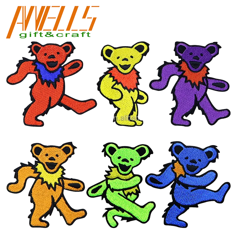 Wholesale Customized Embroidery Patch Products Embroidered Brand Logo Garment Patch Maker Custom Logo Laser Cut Embroidered