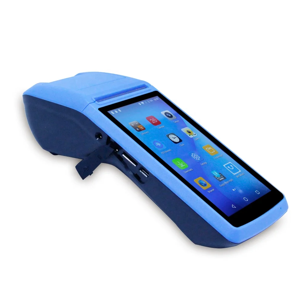 2021 New Version Updated Android 8.1 Pos Terminal with Play Store 58mm Receipt Printer Mobile Pos Machine Imprimante Thermique
