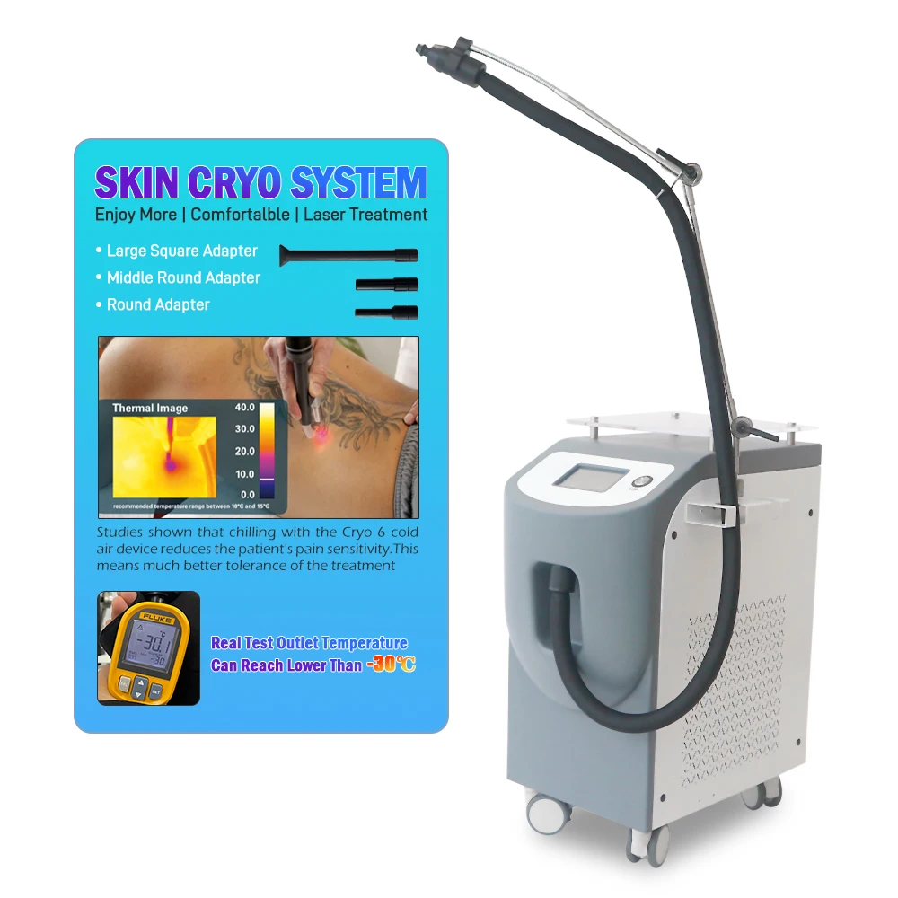 -20C -35C -40C Zimmer Cryo For Tattoo Removal Reduct Pain Cryo Therapy Cooling System  zimmer chiller cryp machine