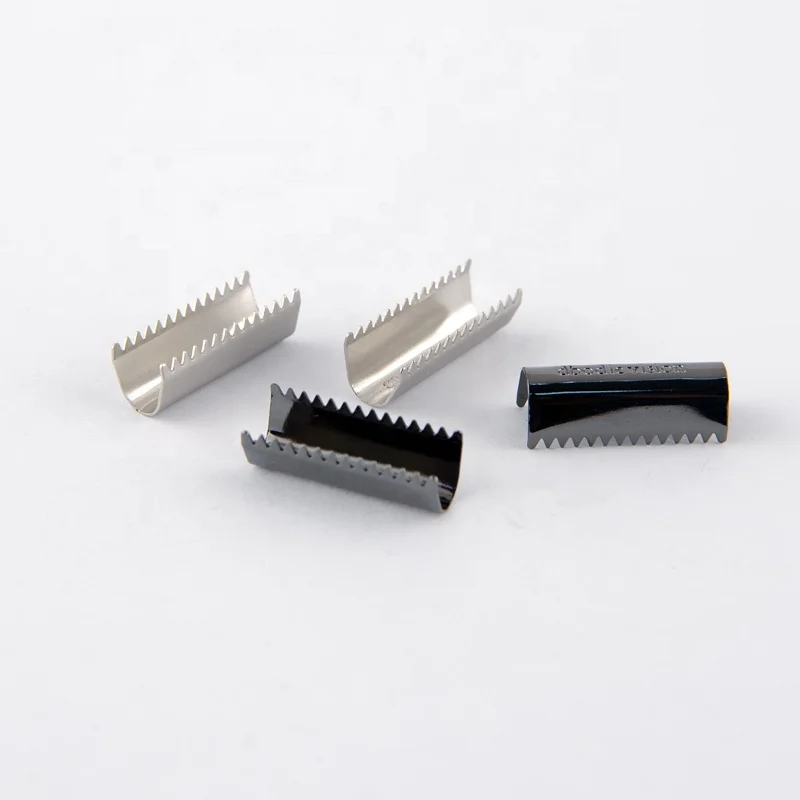 Custom Metallic Brass Matte Nickel U Type Clip For Garment