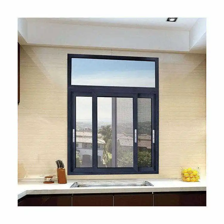Дешевая цена 2 панели раздвижные окна Замбия алюминиевые для дома