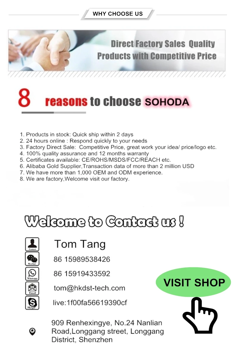 Handheld Square LED Pocket Mirror LED Lights Travel Small Portable Makeup Mirror.jpg