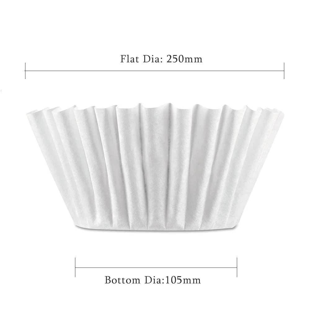 Fashion Basket/bowl Shape Wave Coffee Filter Paper Wholesale Tea Paper Filter