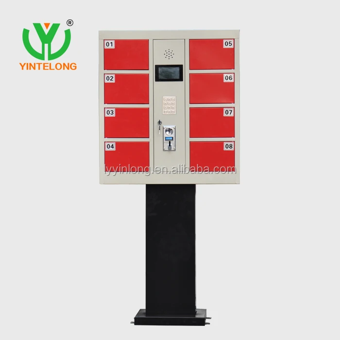 YL mobile phone charging station locker smart cell phone charging locker phone charging lamp cabinet support ODM/OEM