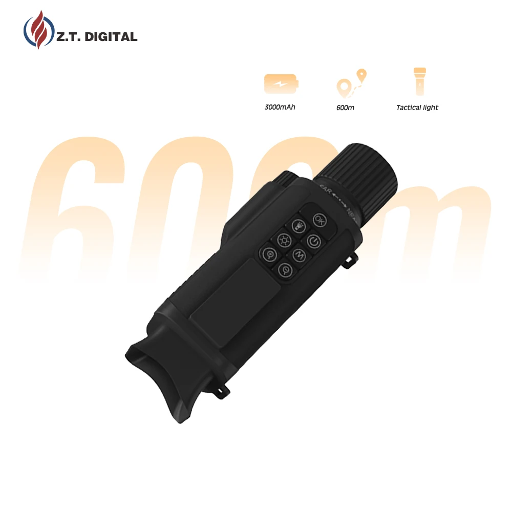 Digital Night Vision Goggles 100% Darkness Travel Infrared Monocular IR High-Tech Spy Gear Hunting&Surveillance Save Photo&Video
