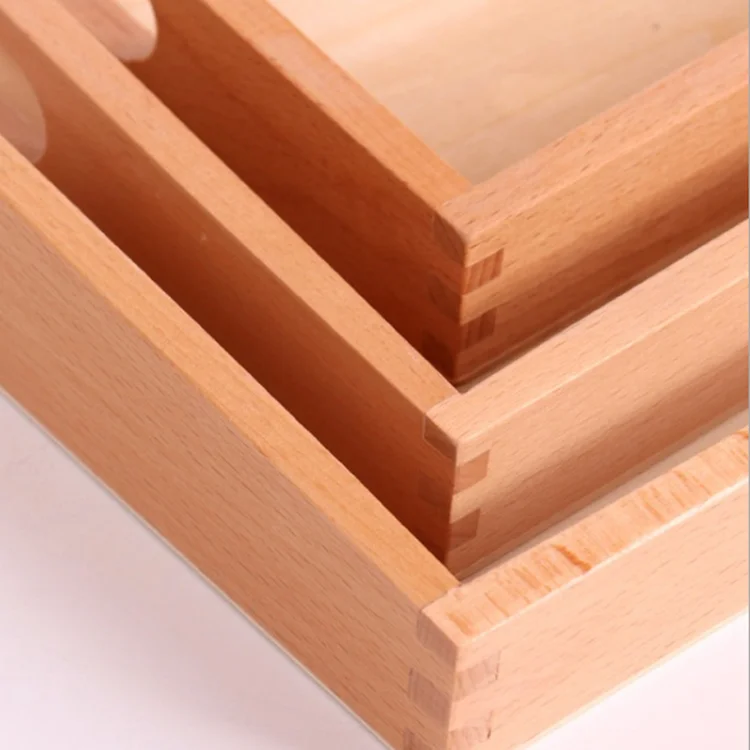 StarLink Wooden Montessori Tray Toy Practical Life Montessori Materials Kindergarten Montessori Wooden Tray