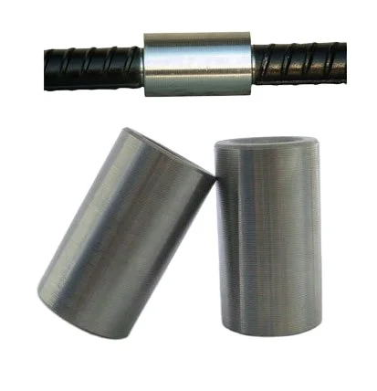 Threaded Mechanical Splice Coupler, Rebar Splicing Coupler, Rolling Parallel Threading Rebar Coupler