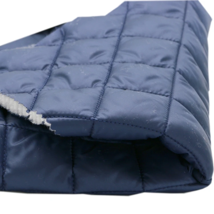 290t polyester taffeta quilted lining fabric / diamond quilted fabric for shirt and jacket lining