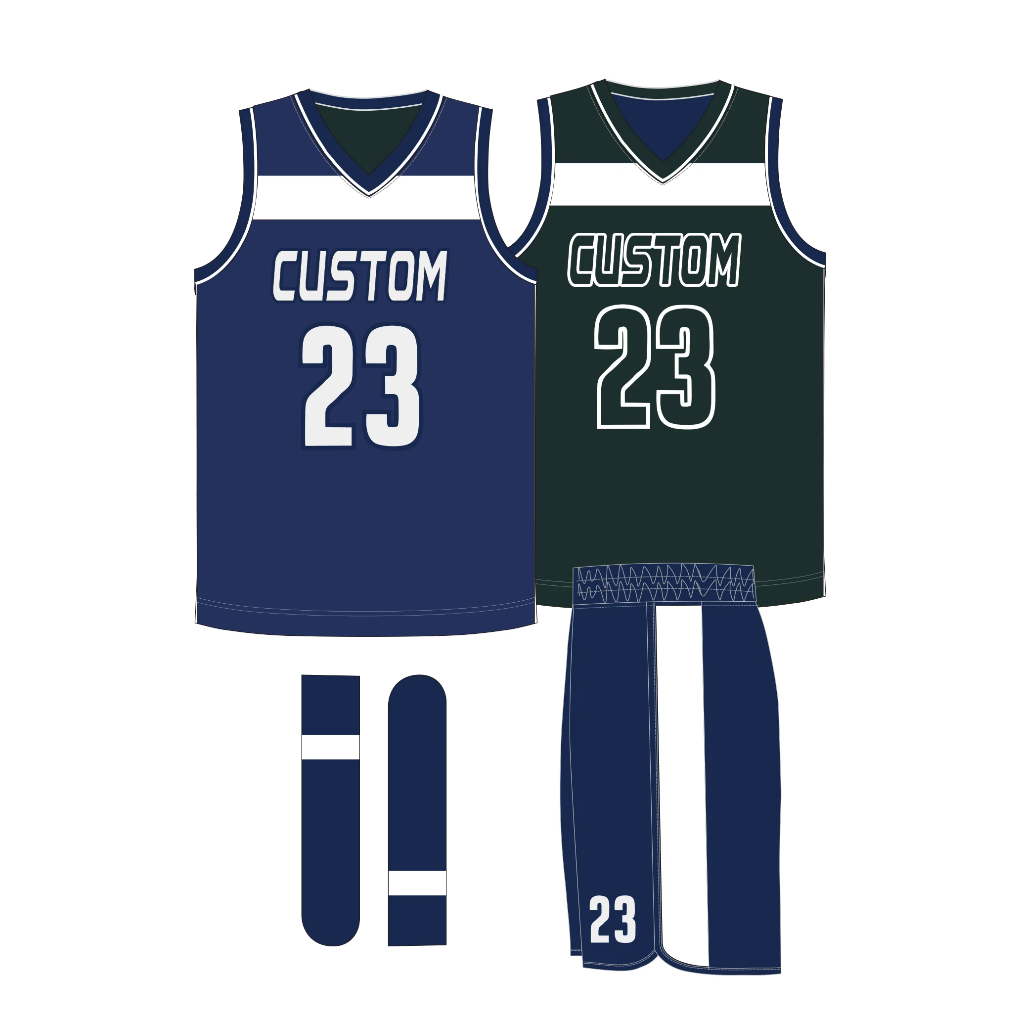2023 Customized Sublimation For Adults Baseball Basketball  Uniform Wear reversible  Basketball Jersey