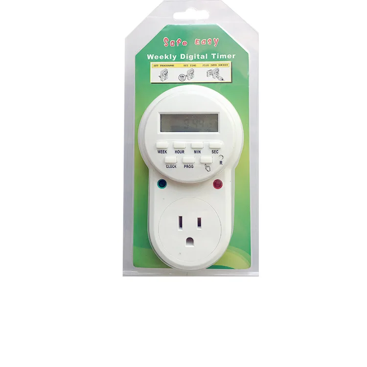 230V 50Hz UK Plug Timer Switch Socket Digital LCD Power110V 60Hz Energy-saving Programmable Time Relay