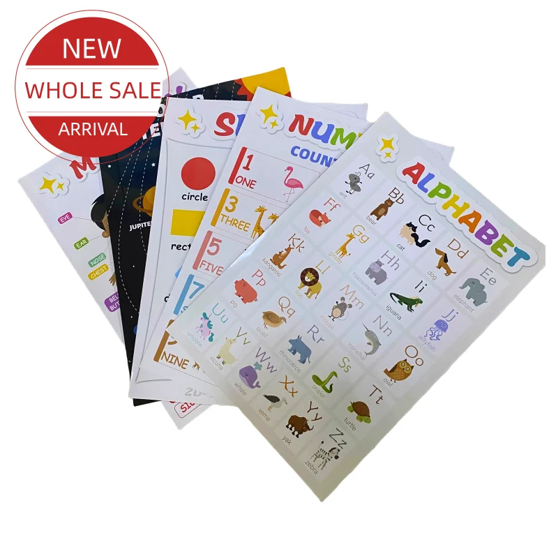 Popular Classroom Decoration Custom Image Printing Promotion Educational Wall Poster