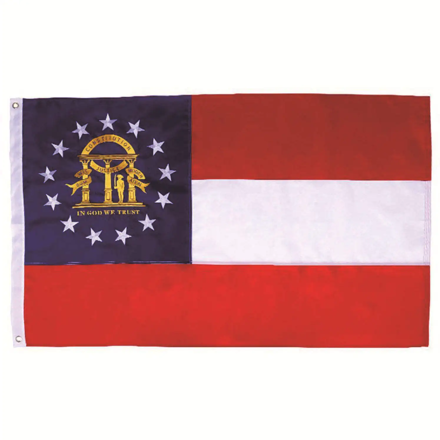 Factory Wholesale Custom LOGO Election Flag 90*150cm American & Georgia State Flag Digital Printing for Automotive & Agriculture