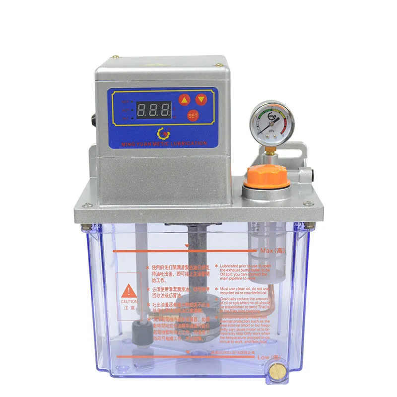 Fully automatic electric lubrication pump 220V CNC machine tool lathe refueling pump guide rail lubrication pump oiler