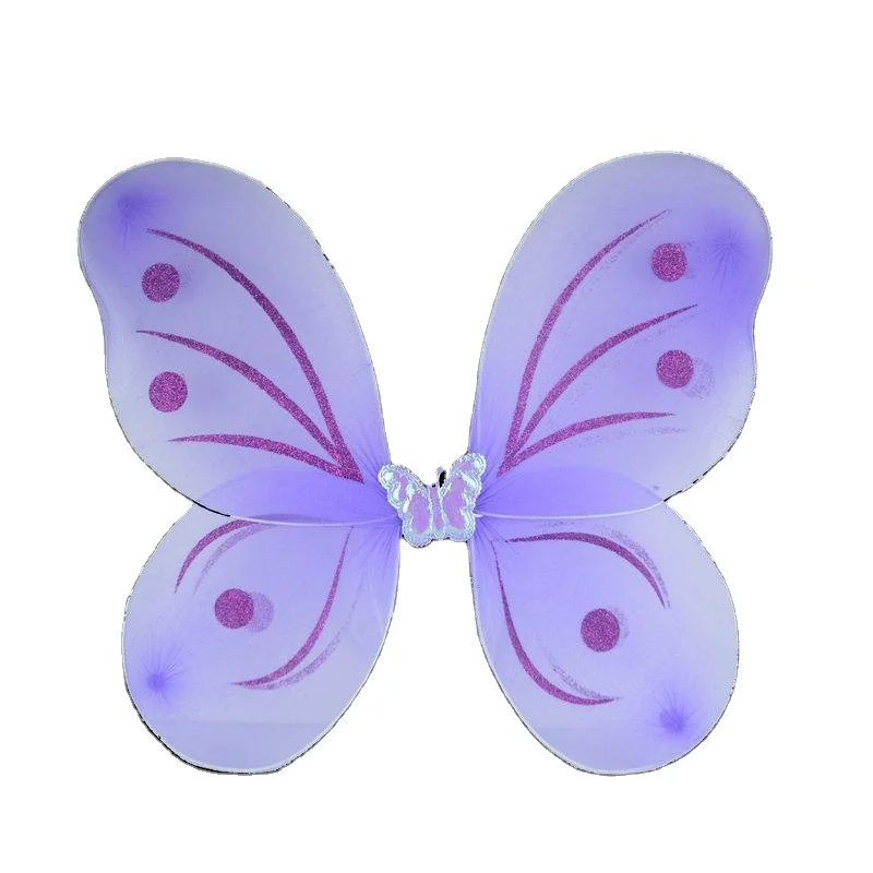 New Fashion Angle Wings for Kids Performance Butterfly Dress Girls Single Layer