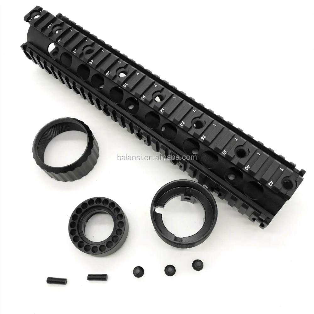 12 inch M4 M16 Free Float Quad ar 15 Handguard 4 side Picatinny Mount 12 inch for m4 m16