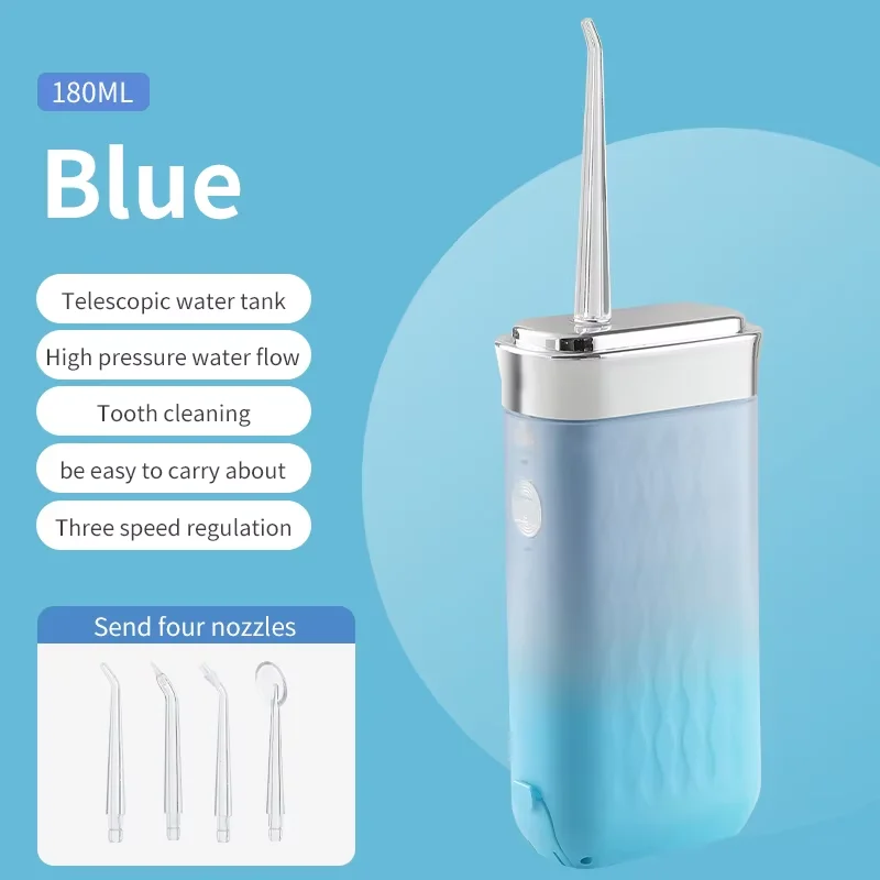 Professional 200ml Portable Mini Oral Irrigator Dental Electric Water flosser Teeth Care Cleaning Power Jet Floss For Home Use