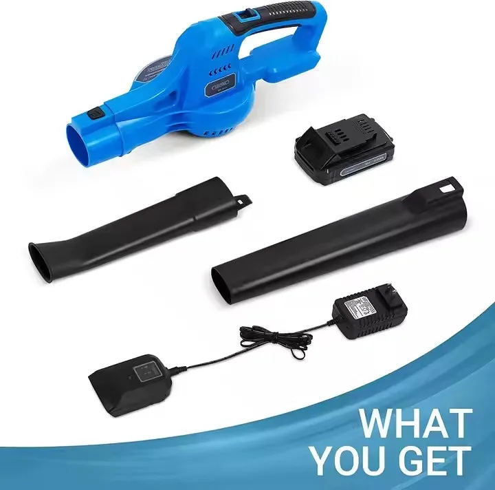 High Pressure Air Blower Leaf Blower Machine 18v Li-ion Battery Power Rechargeable Mini Cordless Electric Snow Leaf Blower