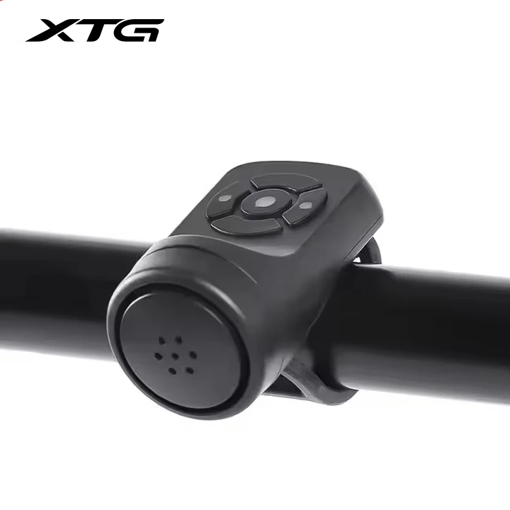 XUNTING Factory Directly 120dB Anti-Theft Waterproof Bike Vibration Sensor Alarm Bell Bicycle Electric Horn