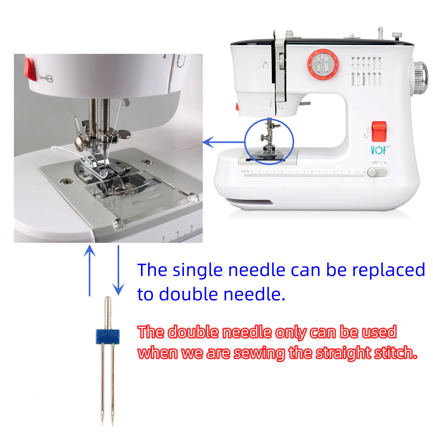 CE CB ROHS FHSM-519 house hold sewing machine factory maquina de coser singer co partner home electronics appliance
