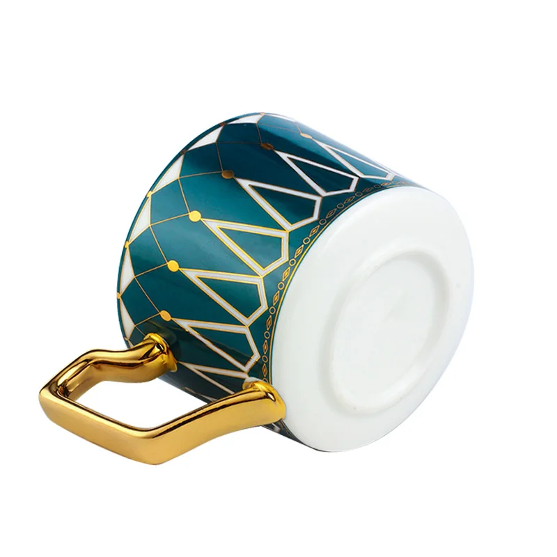 white simple modern tea milk coffee mugs european ceramic bone china cup