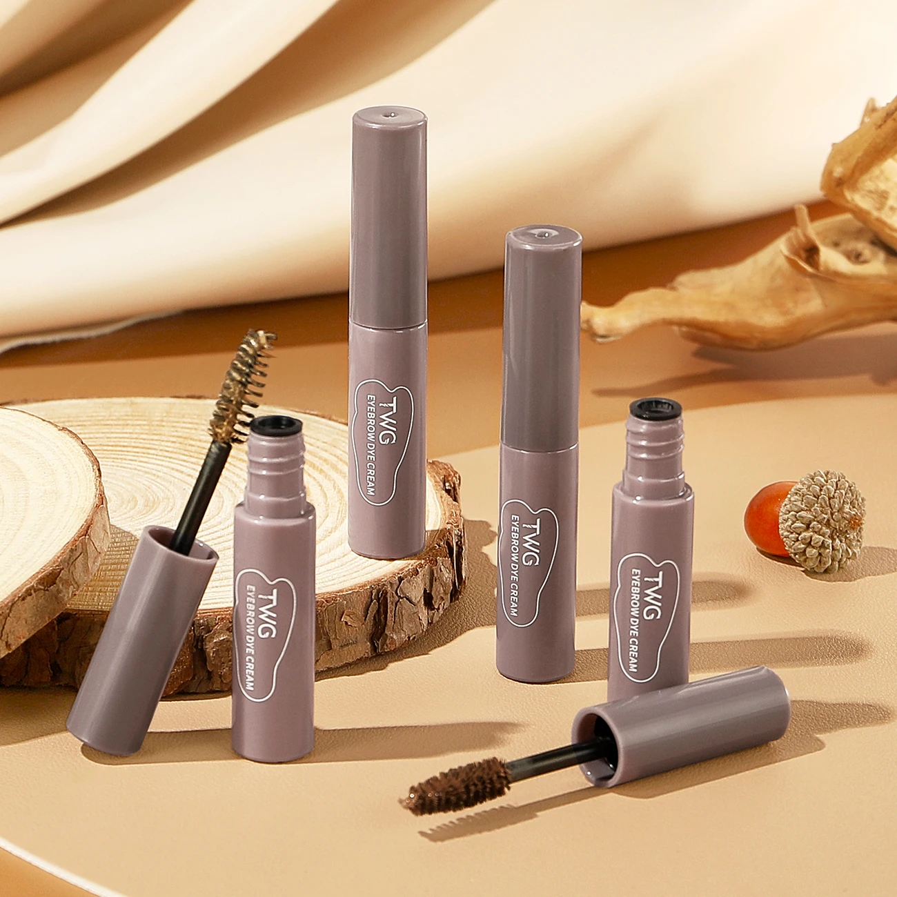 TWG Private Label 2 In1 Natural Freeze Waterproof Long Lasting Eyebrow Tint Eyebrow Gel Brow Styling Eyebrow Cream