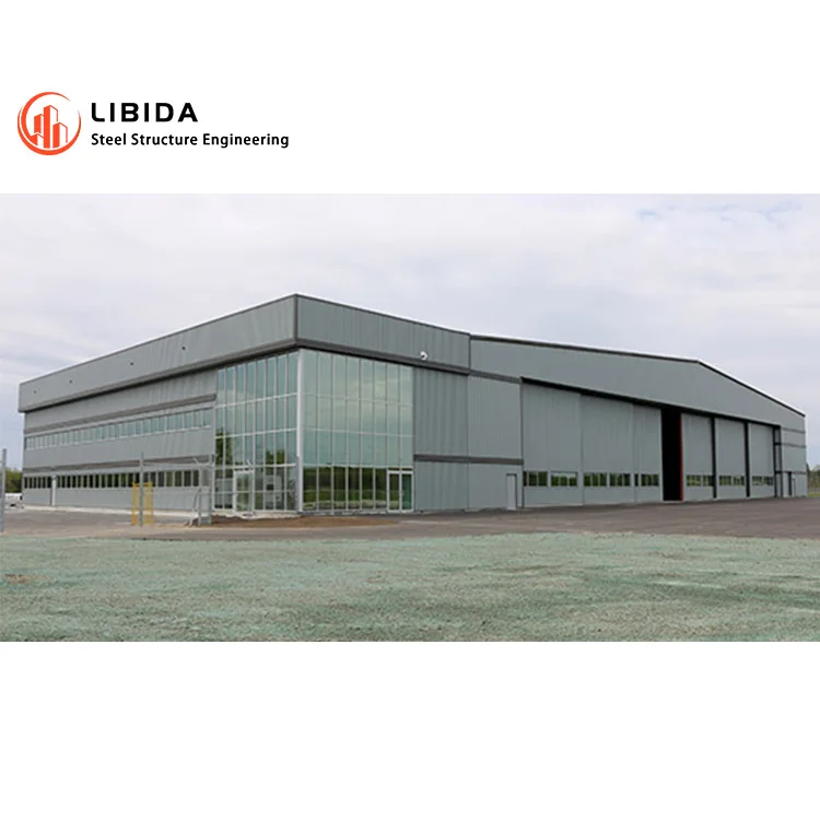 Wide Span Modular Prefabricated Steel Structure Frame Warehouse/Workshop/Plant for Factory Office House