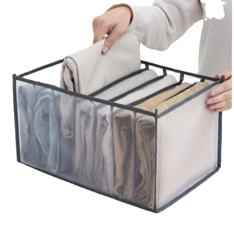 Hot Selling Factory Price Fabric Jeans Storage Box Bra and Underwear Organizer