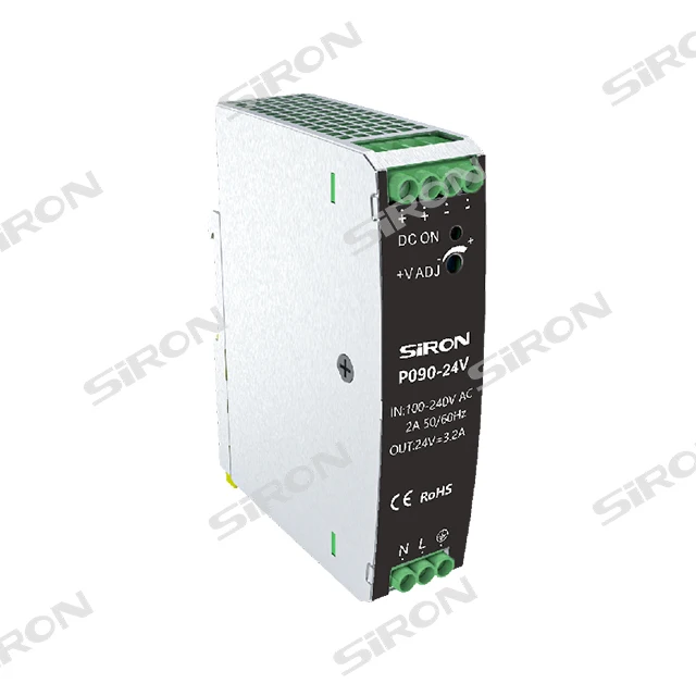 SiRON P09 серия Din Rail Slim Type 12 В 10A / 24 В 5A / 48 в 2,5 А Промышленный источник питания на Din-рейке
