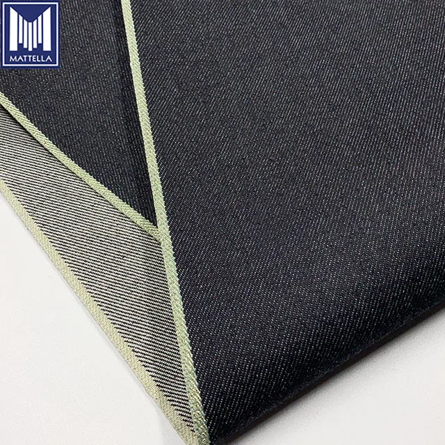 vintage raw denim fabric for jeans jacket selvedge denim fabric from bangladesh garment factory