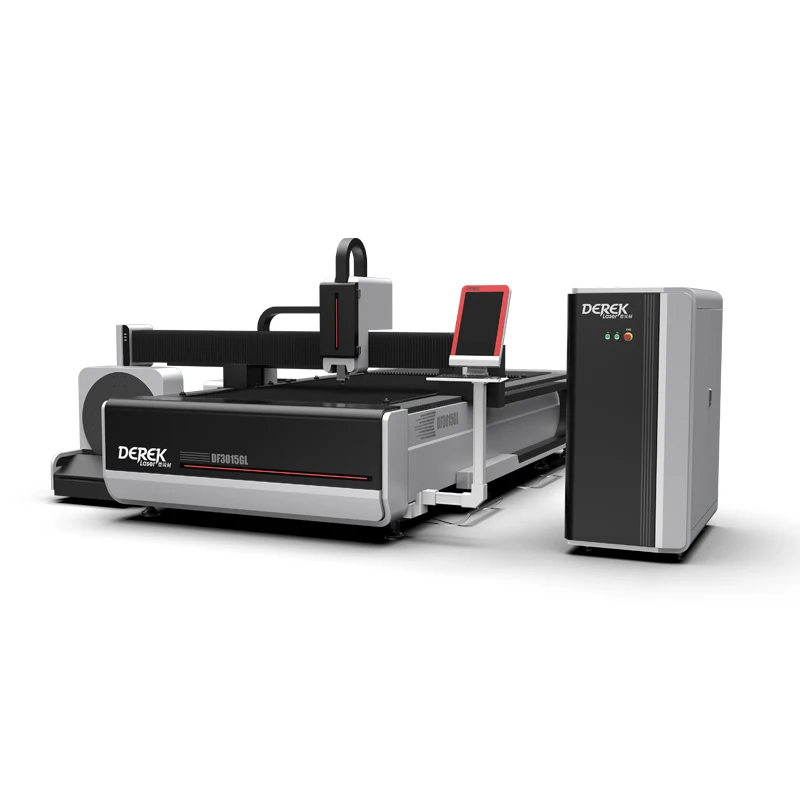 Derek Laser 3015 Fiber Laser Cutting Machine 3000w 6000w Laser Cutting Machine Price for Sheet Metal