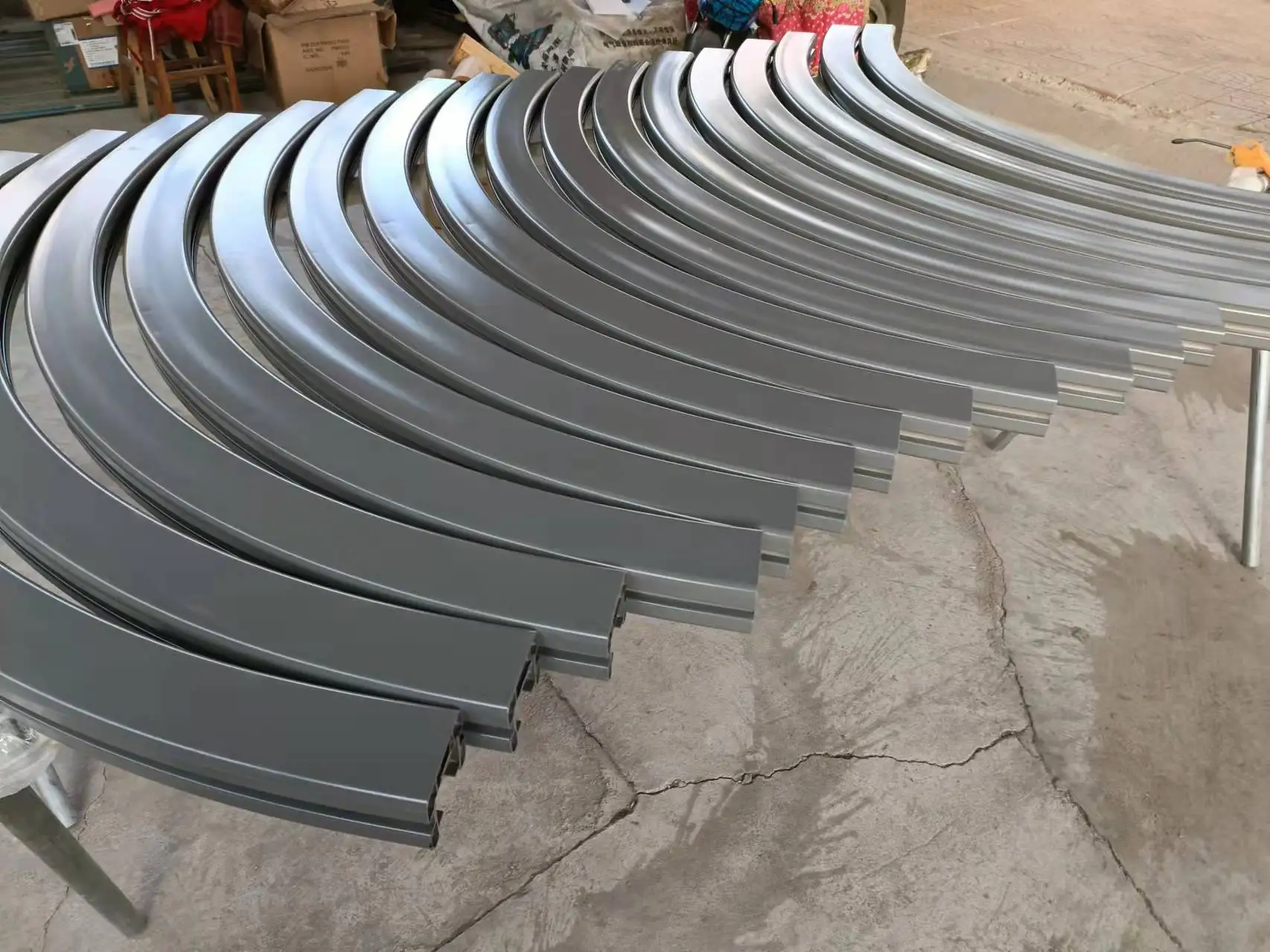 OEM High Quality Bendable Flexible LED Aluminum Curved Extrusion Profile for Flexible LED Strip