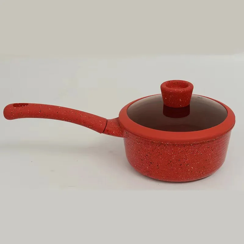 10pcs Aluminum Granite Nonstick Cookware Sets Forged Aluminum Non-stick Casserole Pot Cookware For Kitchen