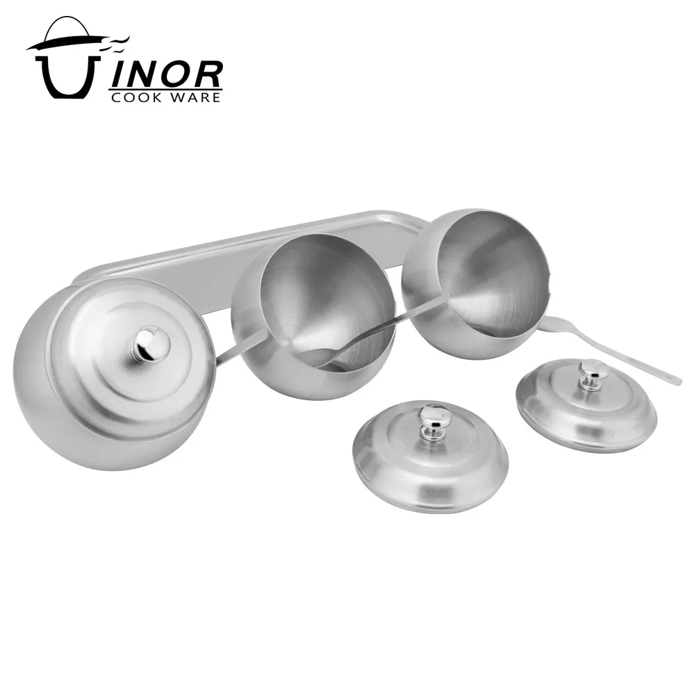 buffet service cooking tools small indian seasoning spice box with lid