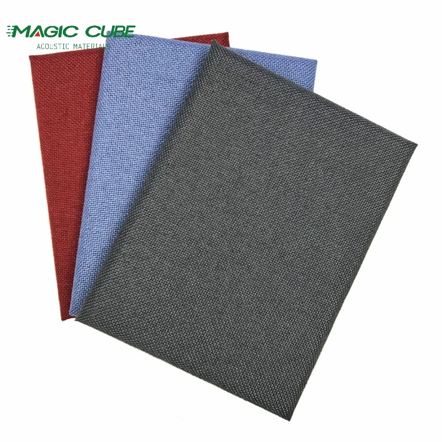 High quality soundproof fabric acoustic wall panels for wall decorated