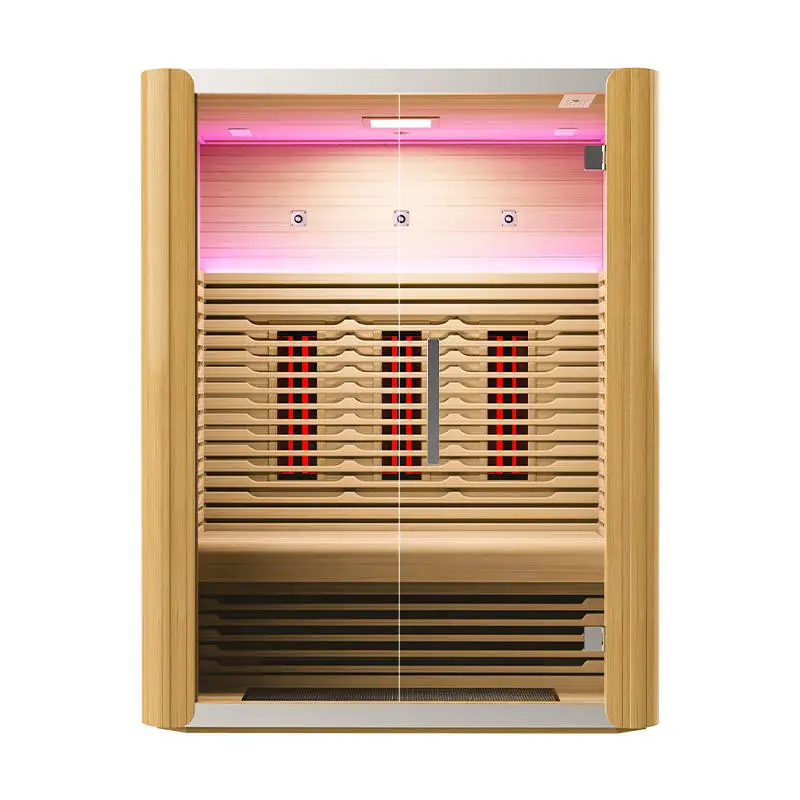 Factory Supplier Infrared Sauna Modern  Full Spectrum Indoor Sauna Cabin  Far Infrared Wood Valli Suana Room