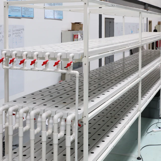 Custom Wholesale Aquaponic growing system indoor hidroponic channel NFT pvc channel