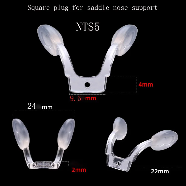 Children Silicone Nose Pad  Plug in Glasses Nose Pads U Shaped Eyeglasses Nose Pads