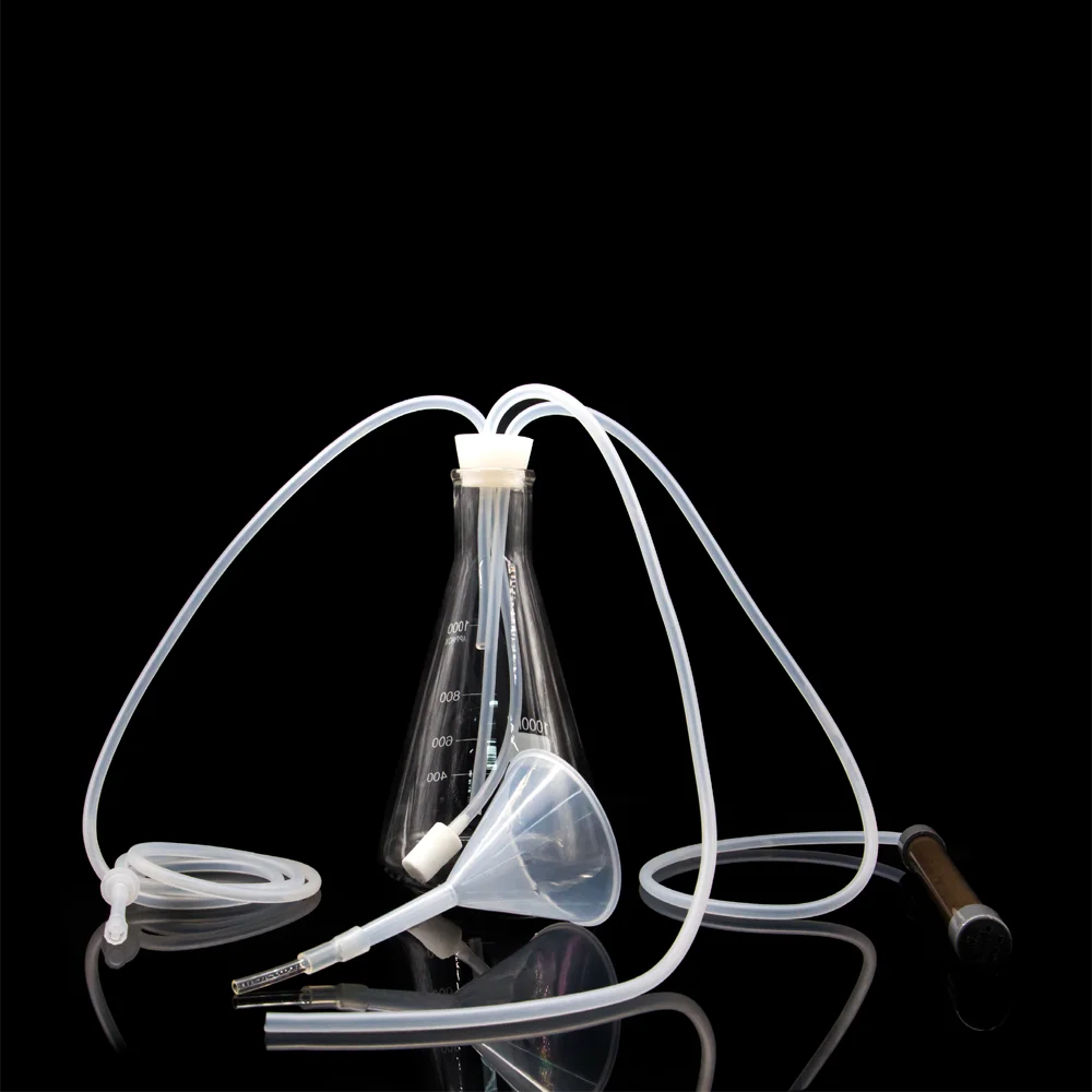 1000mL 500mL Professional Flask All Glass Ozone Water Bubbler Humidifier Ozone Flasks with Glass Bubbler for Ozone