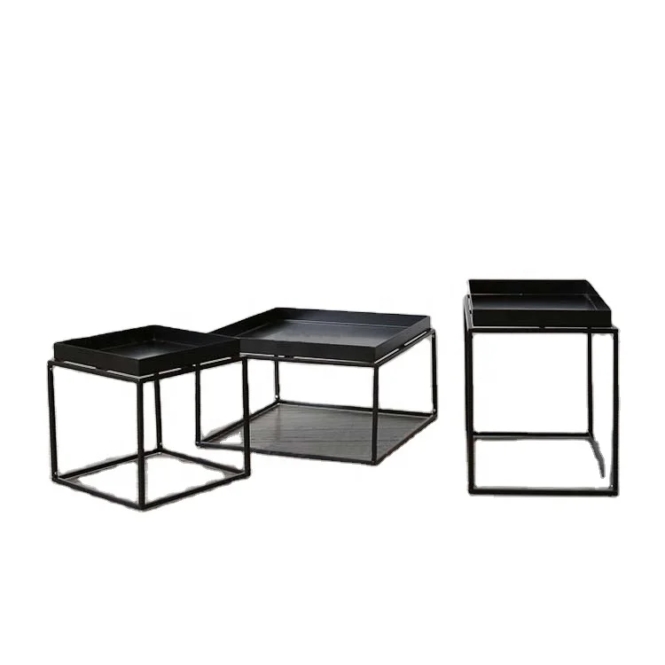 Лидер продаж, современный металлический квадратный журнальный столик и стул в скандинавском стиле