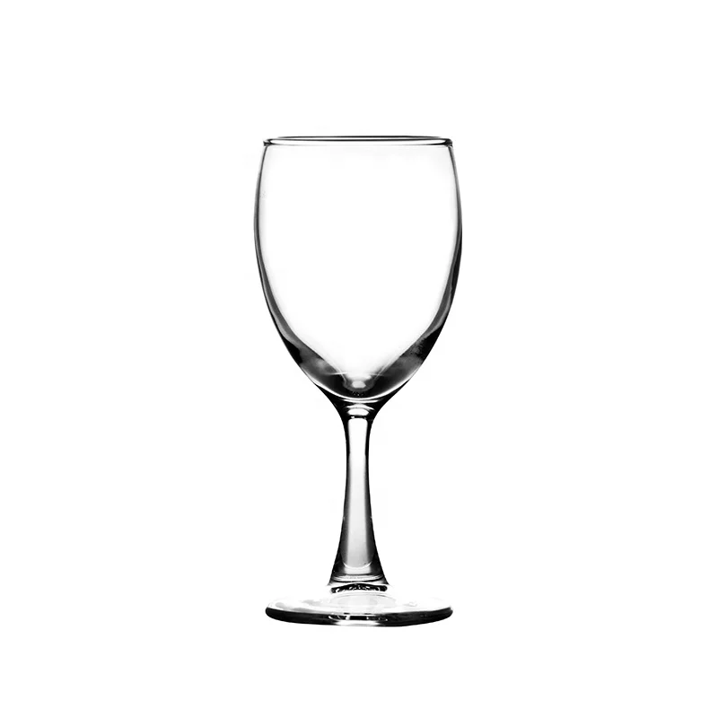Wholesale high quality banquet wedding stemware large lead free crystal wine cheap glass goblet