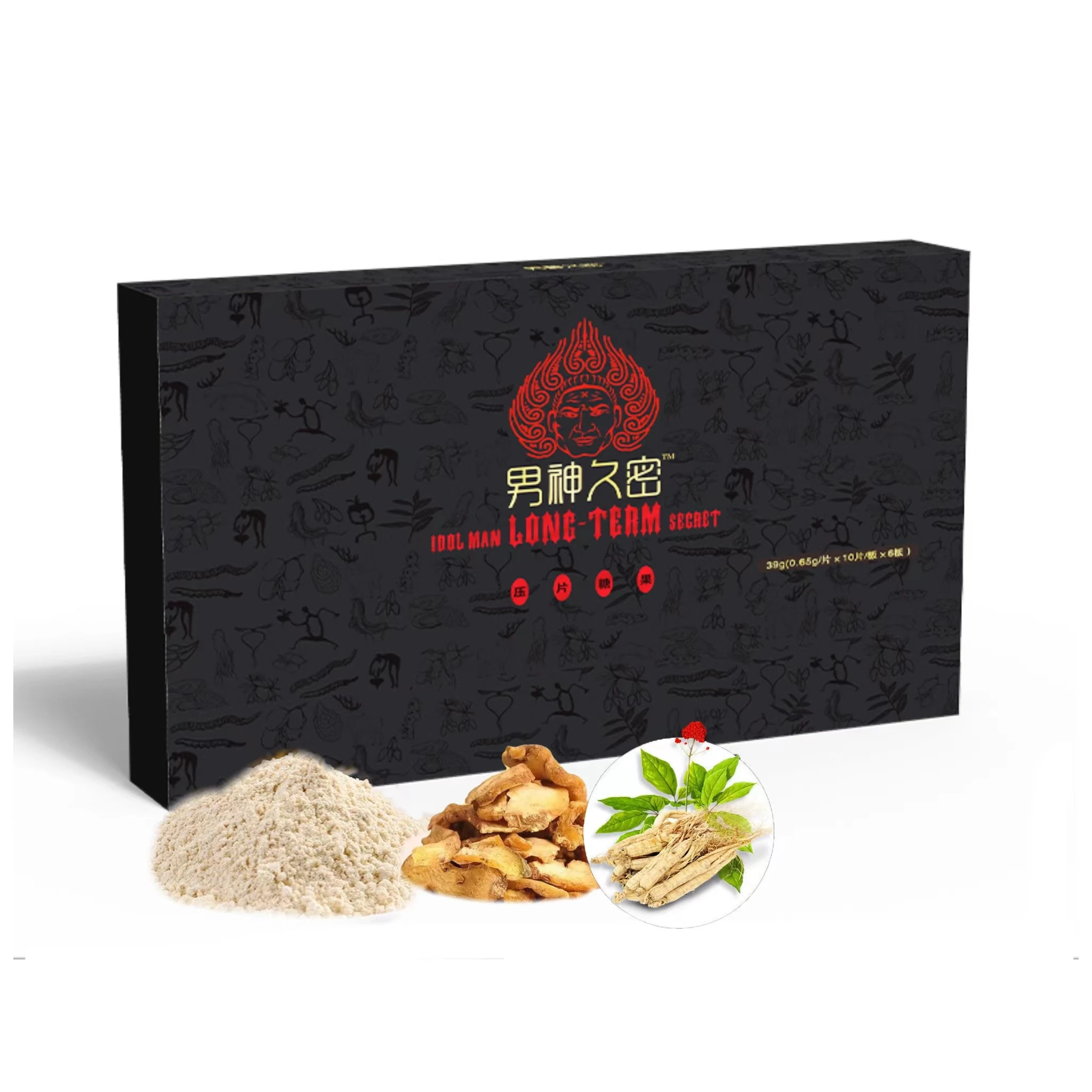 Supplemental male energy products oyster candy natural herbal ginseng oyster tablets
