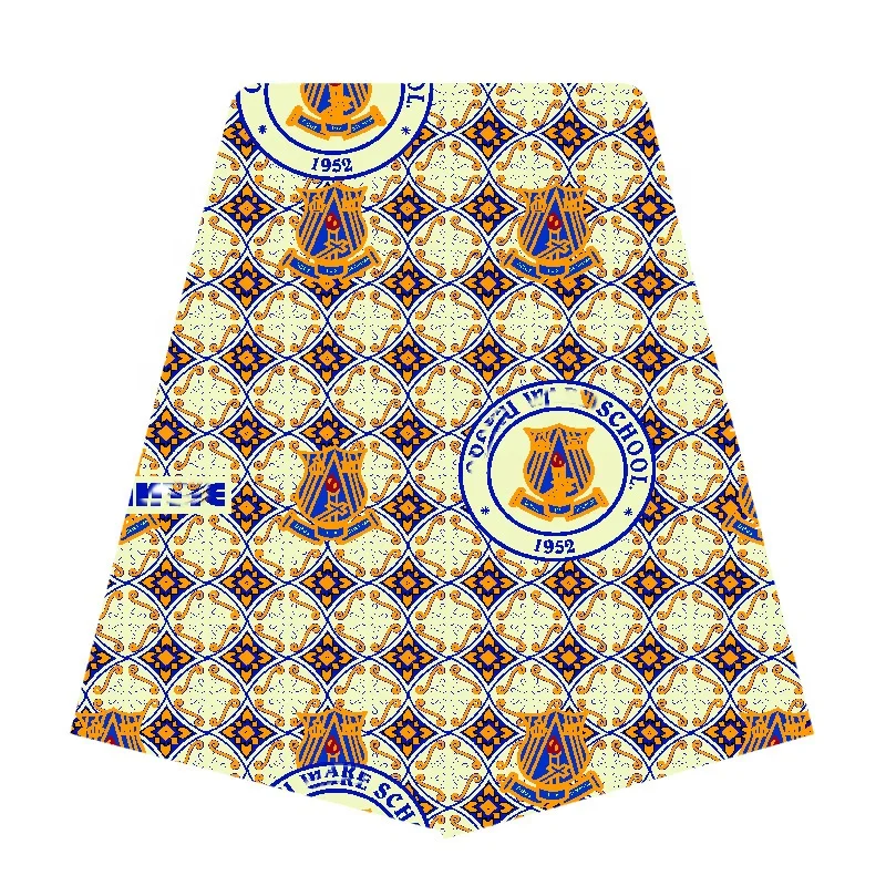 Africa President Election Customized Prints African Wax Fabric 100% Cotton