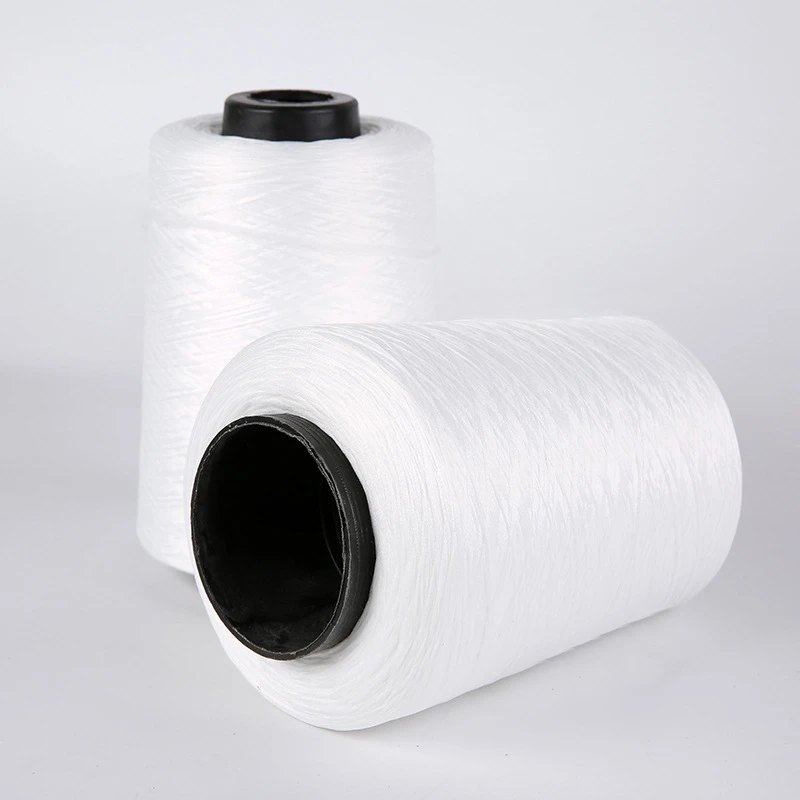 China factory wholesale acrylic 150/48 polyester spandex knitting yarn